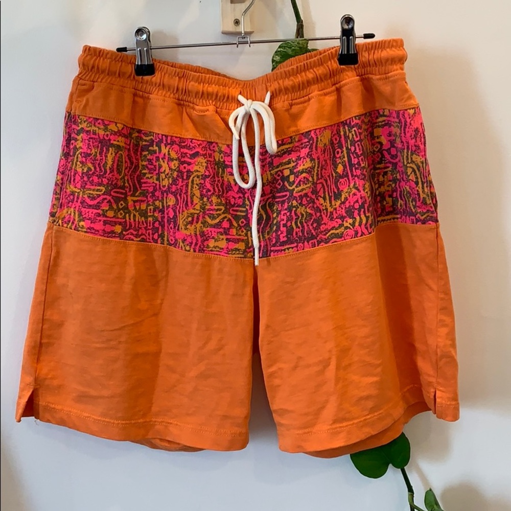 Urban outfitters orange sweatshorts